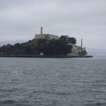 Alcatraz sous les nuages